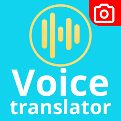 translator speaking audio logo